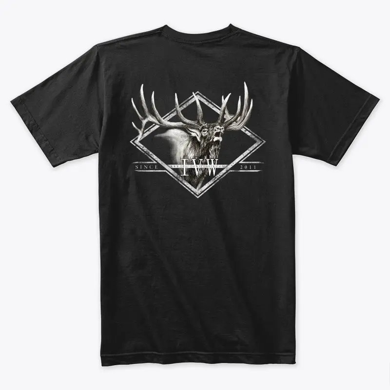 Screaming Bull Elk - Black